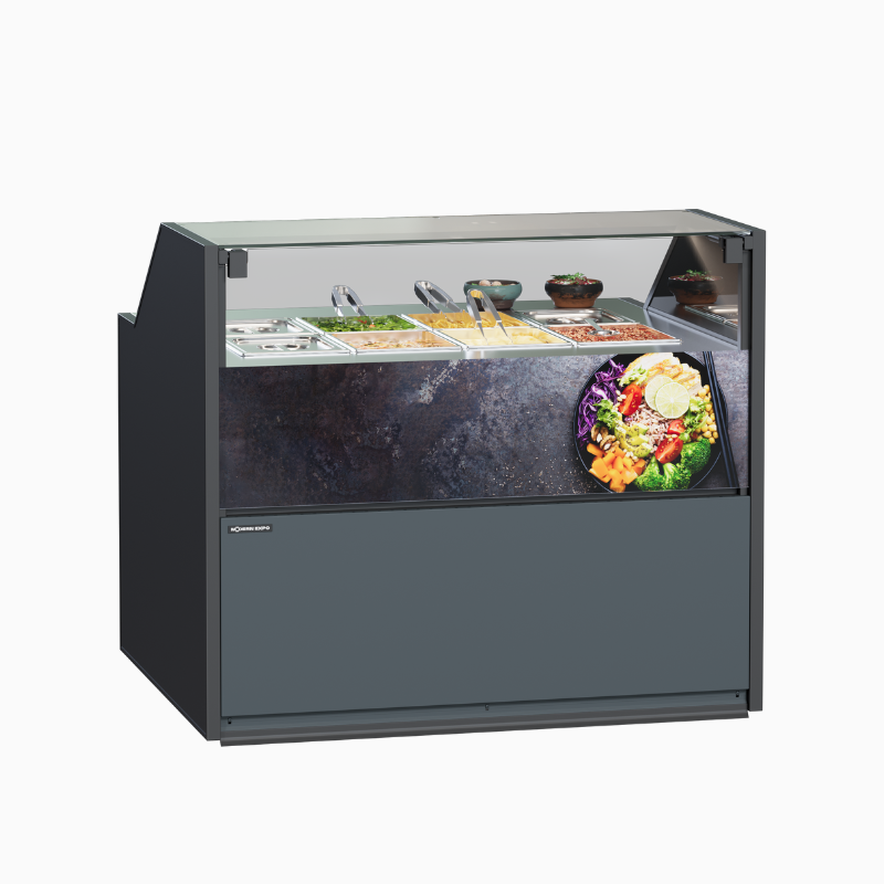 Вітрина теплова Quadros, Bain Marie (теплова баня)